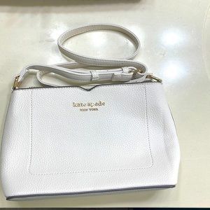 Kate spade, eggshell, leather